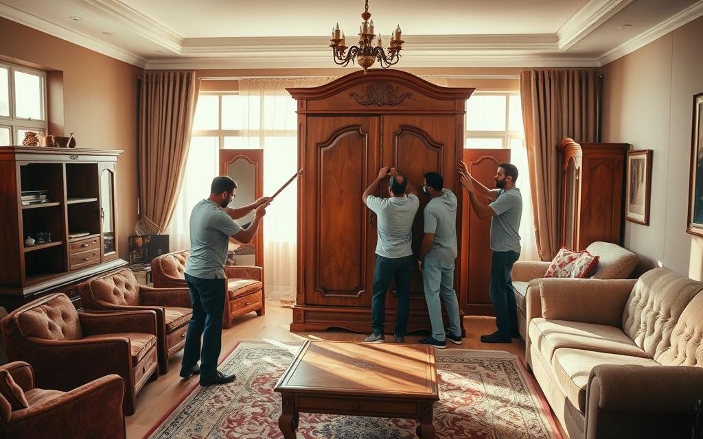 الناقل الذهبى نقل عفش